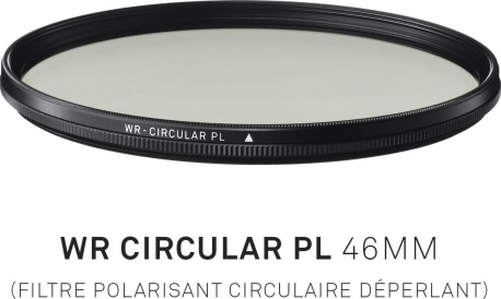 Filtre Polarisant circulaire déperlant 46mm