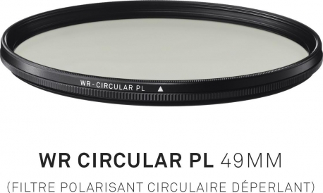 Filtre Polarisant circulaire déperlant 49mm