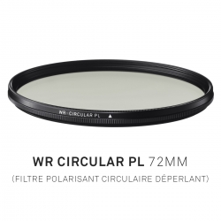 Filtre Polarisant circulaire déperlant 72mm