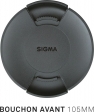 Bouchon avant d'objectif diamètre 105mm