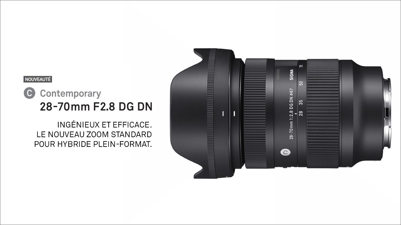 28-70mm F2.8 DG DN | Contemporary pour hybrides plein-format