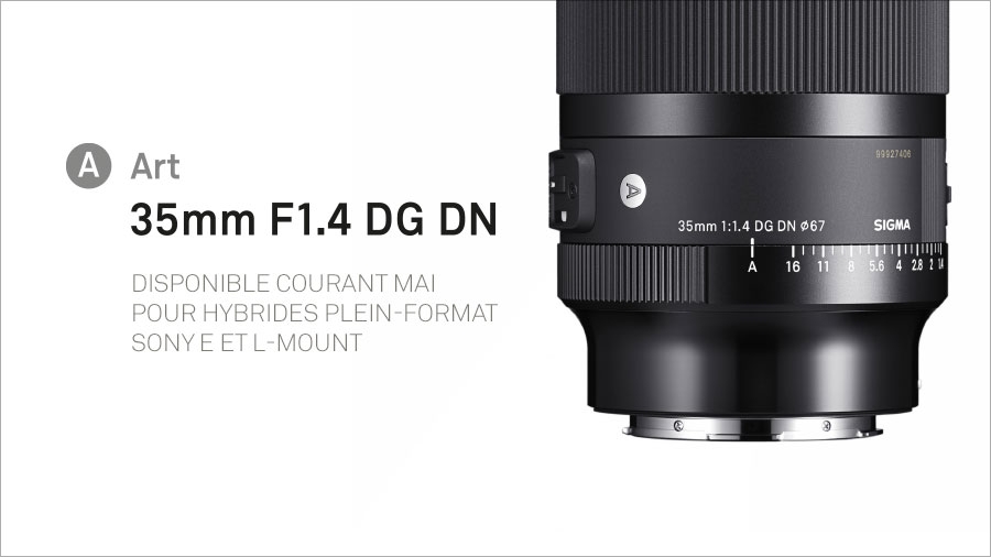 Nouveau : 35mm F1.4 DG DN | pour hybrides plein-format