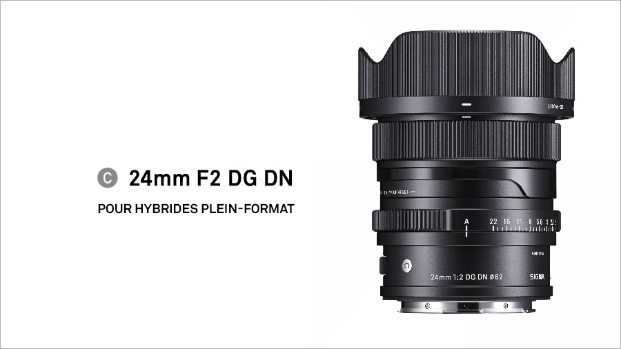 24mm F2 DG DN | Contemporary pour hybrides plein-format