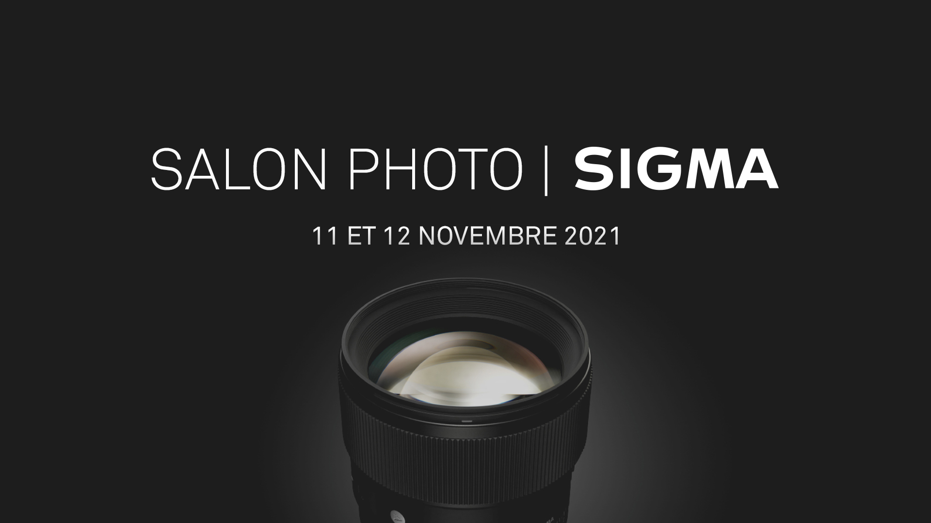 Salon Photo SIGMA en ligne et en direct : rendez-vous les 11 et 12 novembre