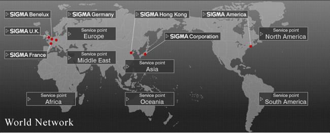 Sigma dans le monde