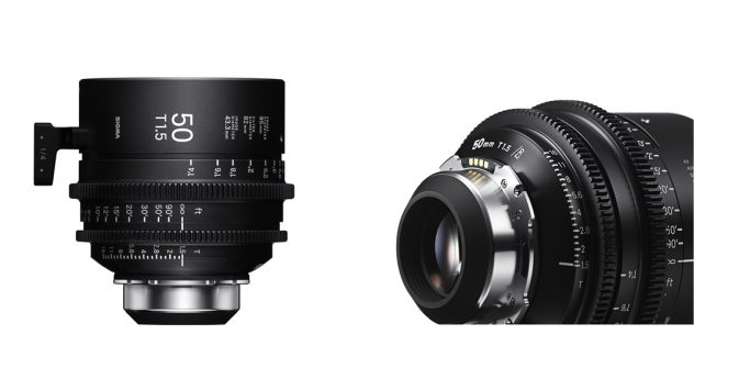 Objectifs SIGMA CINE LENS dotés de la i Technology