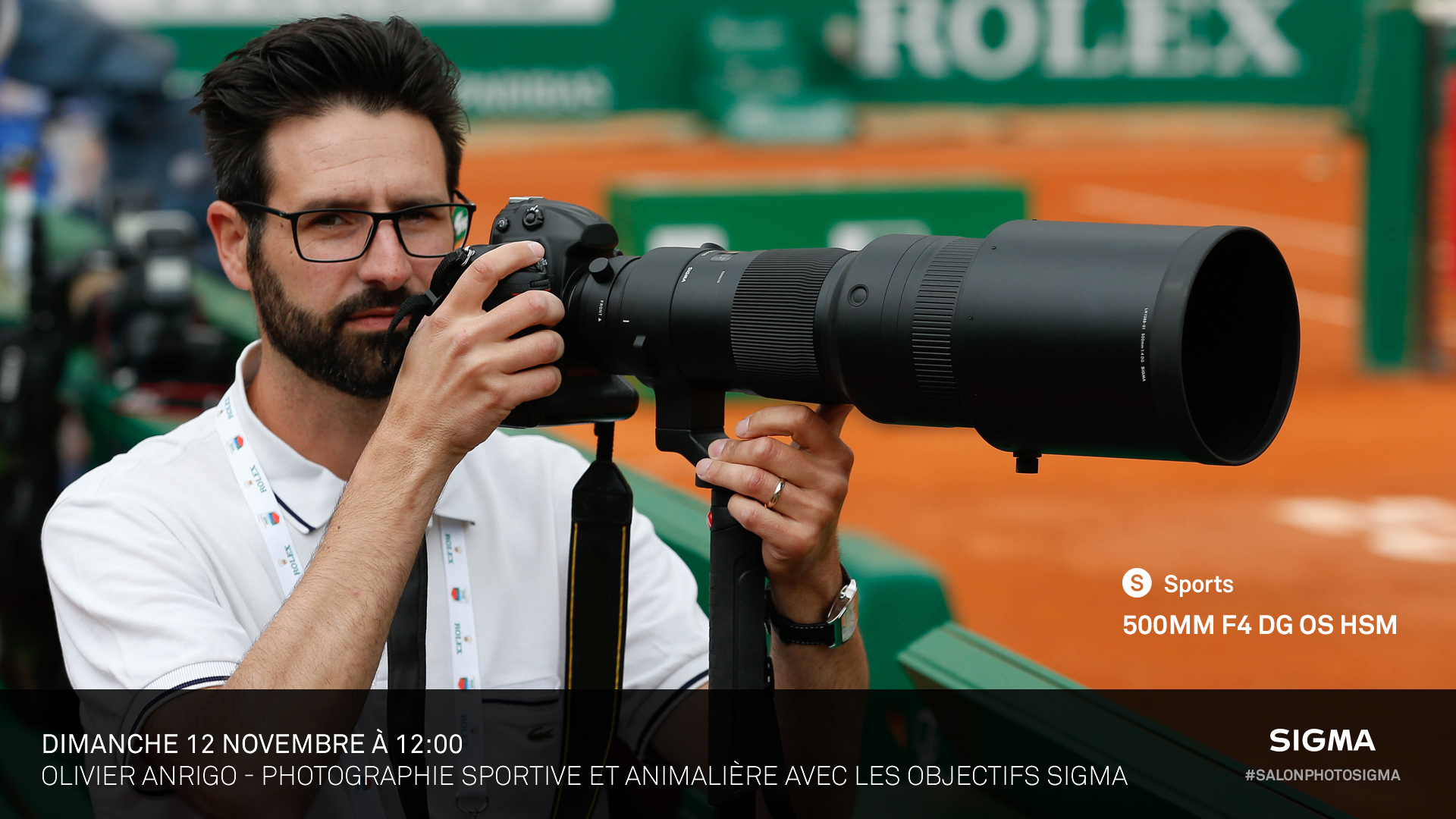 Olivier Anrigo - Photographie sportive et animalière avec les longues focales SIGMA