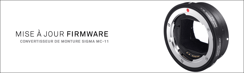 Mise à jour firmware convertisseur de monture SIGMA MC-11
